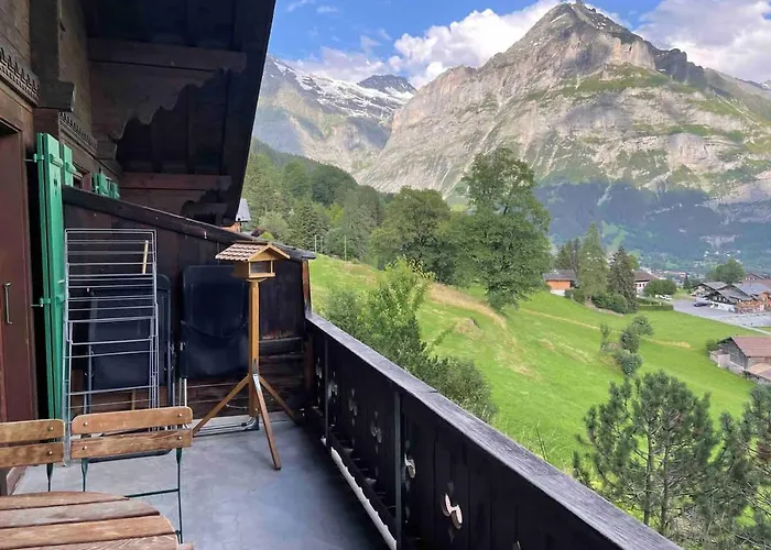 Lägenhet Surfers Horizon Loft With Balcony & Panoramic Views Grindelwald